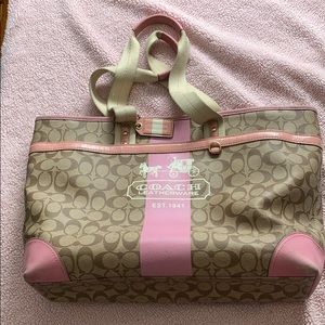 Coach baby bag